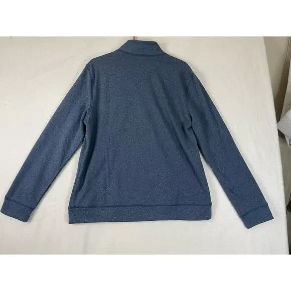 Izod mens quarter zip pullover sweater size medium 0652 - Picture 2 of 8